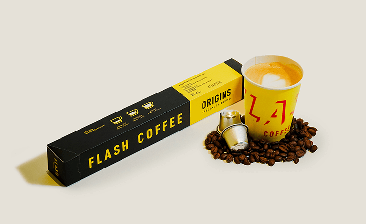 flash coffee capsules